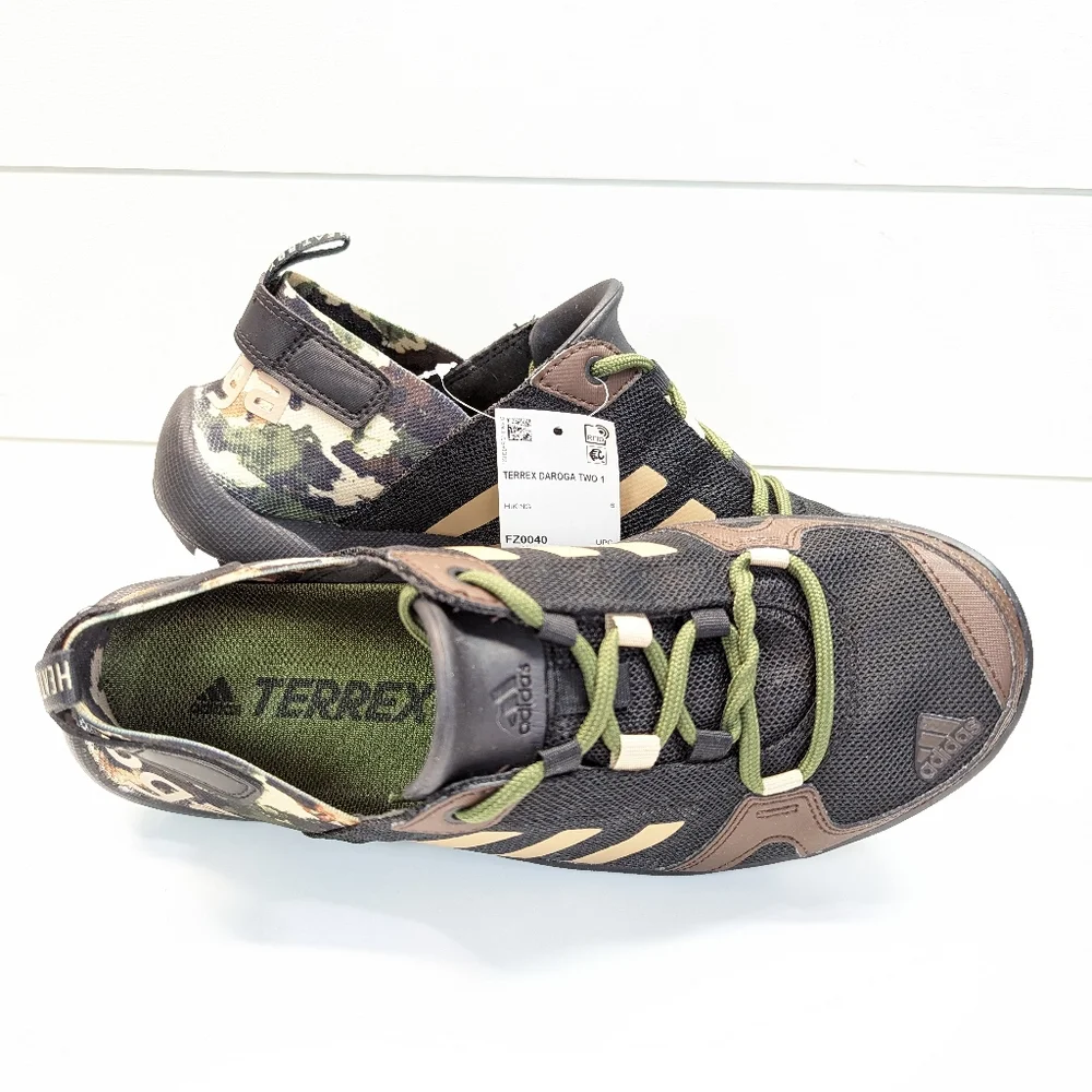 Adidas Terrex Daroga Two 13 Heat.RDY Camo Hiking Trail Shoes size Men's 6.5